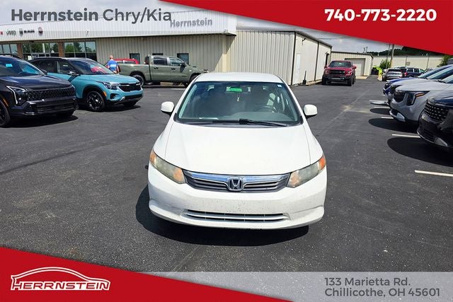 Used 2012 Honda Civic LX with VIN 19XFB2F50CE068216 for sale in Chillicothe, OH