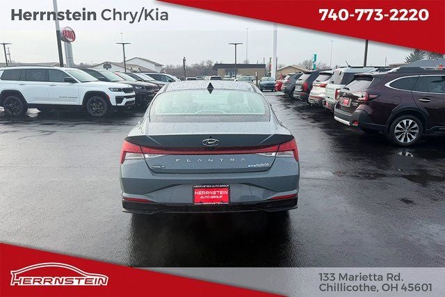 2023 Hyundai Elantra Hybrid Blue