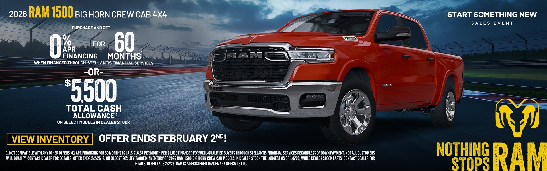 2026 RAM 1500 Big Horn Crew Cab