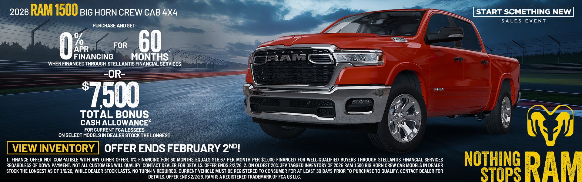 2026 RAM 1500 Big Horn Crew Cab
